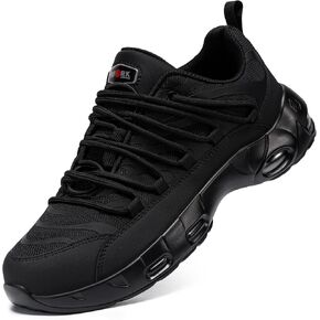 Larnmern Steel Toe أحذية للرجال أحذية سلامة خفيفة الوزن عمل وسادة الهواء البناء Zapatos Punta de Acero Para Hombres