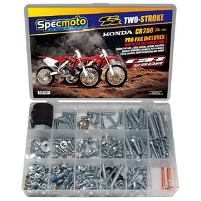 Specmoto CR 250 مجموعة الترباس كاملة. نوبات: Honda CR250 Model Dirt Bike 2000-2007 CR 250R Factory Type Type Typedeners 00 01 02 03 04 06 06 07 CR 250 Dirt Bike Motorcycle
