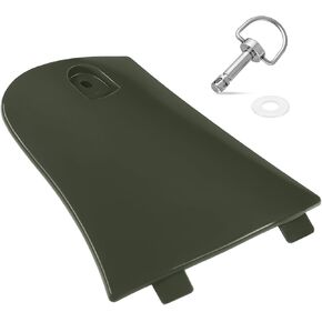 M MATI Utility Storage Box Cover Lid Green & Stud Lock Pin Kit for Honda Rincon 680 650 TRX680 TRX650 2003-2023 61110-HN8-000ZA 61110HN8000 17225KN5671