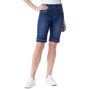 Gloria Vanderbilt Women's Shape Effect Pull on Bermuda High Rise Short Standard