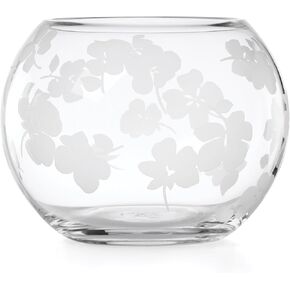 kate spade new york Spring Pansies Glass Petite Rose Bowl