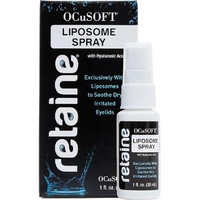 OCuSOFT Retaine Liposome Spray 15 Milliliters, Eyelid Spray for Irritated Eyelids Associated with Blepharitis, Dry Eyes, and Meibomian Gland Dysfunction