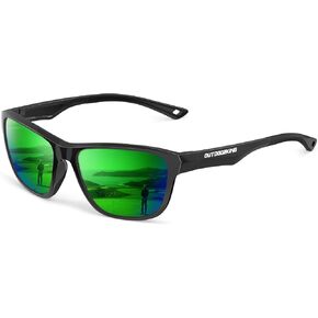 Polarized Sunglasses Men, Mens Sunglasses UV Protection Lightweight Sun Glasses for Cycling Running Fishing Golf