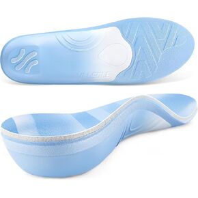 VALSOLE MaxStabilize Insoles - Orthotics for Heel Pain Relief - High Arch Support Orthotic Inserts for Plantar Fasciitis-Heel Spur - Work Boot Shoe Insoles for Men Women - All Day Superior Comfort