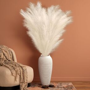 Zeyune 5 PCS 71 '' Gare Faux Pampas Grass Decor Tall Faux Pampas Grass Grasse Fake Fake Boho Home Decor