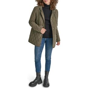 DKNY Women's Hooded Micro-Fiber Barn