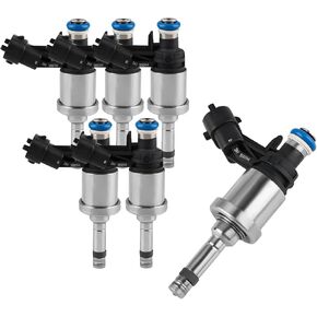Fuel Injectors Compatible with 2009-2011 GMC Acadia 2010-2011 Chevy Camaro 2009-2010 Saturn Outlook 2010-2011 Buick Allure 2008-2011 Cadillac CTS STS 3.6L Replacement for 12638530