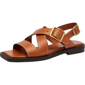 Coach Women's Archival Buckle Flat Sandal Platform