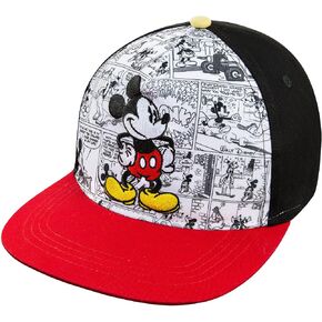 Disney Mickey Mouse Comics Baseball Cap -Sizes Junior and Adult - Adjustable - 100% Cotton (Boys 53 cm)