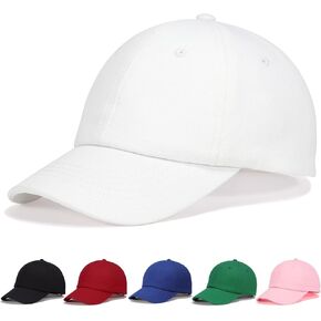 Kids Baseball Cap - Adjustable Cotton Golf Hat for Boys & Girls