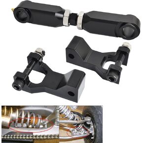 مجموعة خفض الخلفية الأمامية Nicecnc ATV مع Black مع Yamaha Raptor 660 660r 2001-2005 YFM660R RAPTOR 700 700R 2006-2019 YFM700