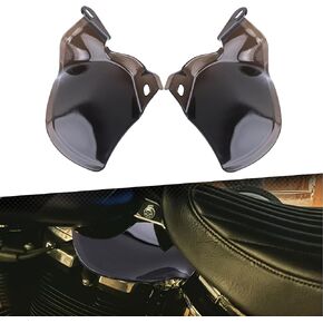 Motorcycle Air Heat Deflector Air Deflector Reflective Saddle Shields Fit for Harley Softail Fat Bob FXFBS Breakout FXBR Low Rider Street Bob 2018-2023 (Black)