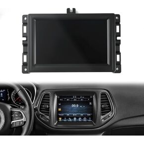 7" LCD Display Touch Screen Navigation Touchscreen Monitor with Frame for 2017-2020 Jeep Compass Replace # TDO-WXGA0700K00057-V1 TDO-WXGA0700K00033-V2