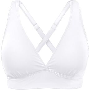 Women Underwire Bikini Top Only - Push Up Swimsuit Top Large Bust Bathing Suit Tops 2025 Supportive Swim Tops