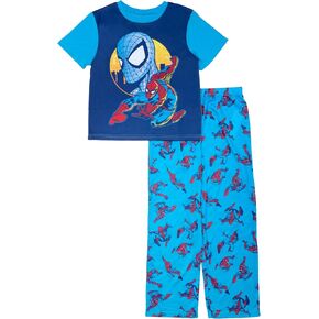 Marvel Spider-Man Boys’ 2-Piece Pajama Set Sleepwear for Kids
