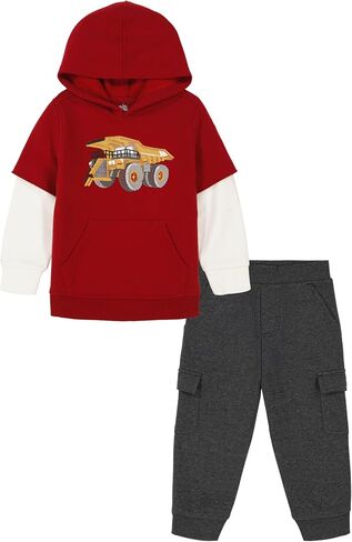 Kids Headquarters boys 2pc Fleece Jogger Set in Kuwait