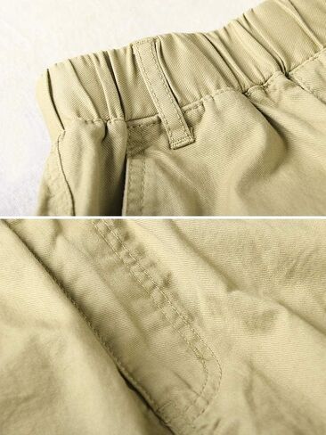 OCHENTA Boy's Lightweight Pull on Cargo Shorts with Pockets Casual Slacks in Saudi Arabia