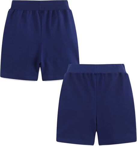 Toddler Boys Sports Shorts Cotton Casual All-Match Children's Clothing Pants 2-7T 2-Pack in Saudi Arabia