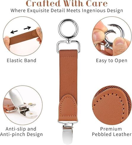 AllStyle By Patel Hat Clip for Travel Handbag Backpack Luggage, Elastic Hat Clip Companion for Women in Saudi Arabia