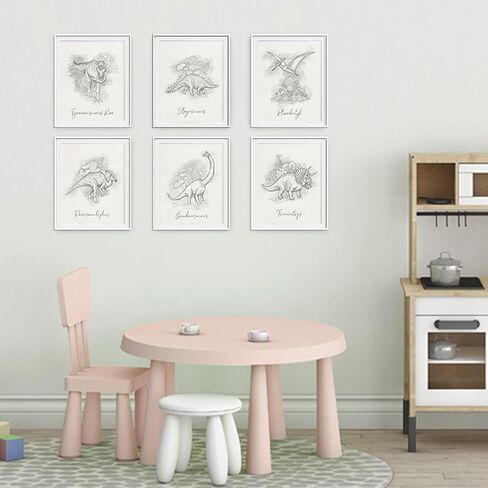 Always Be Yourself Unless You Can Be A Dinosaur Art Print - Unframed - 8x10 | Inspirational Kids Room Art - Positive Affirmation for Children - Funny Dinosaur Decor for Boys and Girls in Saudi Arabia