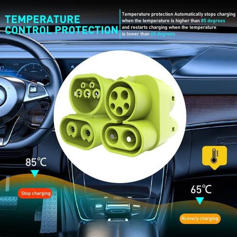 CCS1 to CCS2 Adapter EV Charger Adpater DC 1000V 250A and AC 32A EV Charger Connector Type 1 to Type 2 Adapter SAE j1772 to IEC62196 in Kuwait