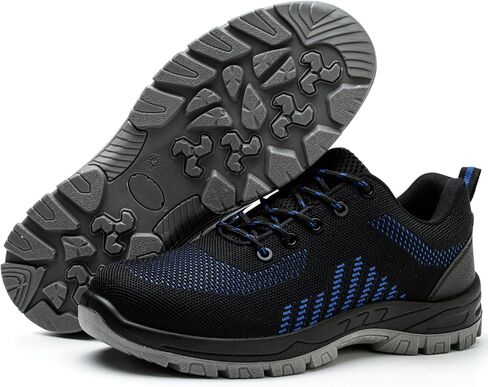 Steel Toe Shoes Comfortable Lightweight Work Safety Boots Puncture Proof Slip Resistant Indestructible Sneakers Construction Tennis Utility Shoes in Saudi Arabia