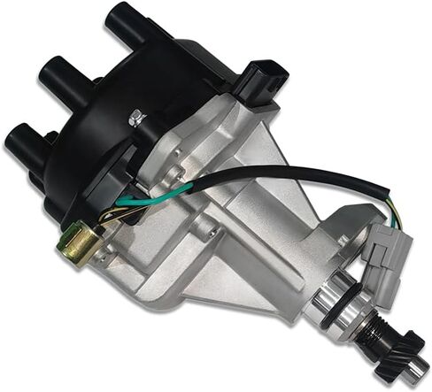 Ignition Distributor with Black Cap & Rotor Fits Nissan Infiniti QX4 Mercury Villager 3.3L V6 1996-2004(OE: 22100-1W601, DST58600) in Kuwait