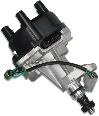 Ignition Distributor with Black Cap & Rotor Fits Nissan Infiniti QX4 Mercury Villager 3.3L V6 1996-2004(OE: 22100-1W601, DST58600) in Kuwait