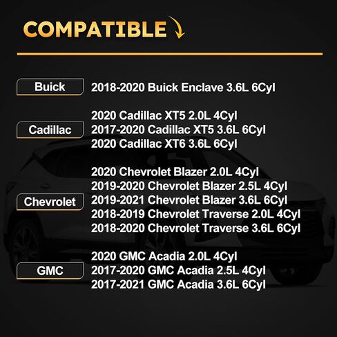 مجموعة مرشح الهواء للمحرك لعام 2017-2022 GMC Acadia / 2018-2022 Buick Enclave / 2018-2022 Chevy Traverse / 2019-2022 Chevy Blazer / 2017-2022 XT5 A3212C 23321606 in Saudi Arabia