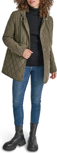 DKNY Women's Hooded Micro-Fiber Barn in Kuwait