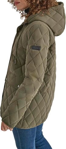 DKNY Women's Hooded Micro-Fiber Barn in Kuwait