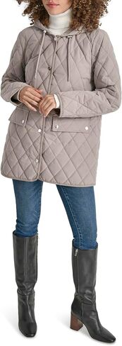 DKNY Women's Hooded Micro-Fiber Barn in Kuwait