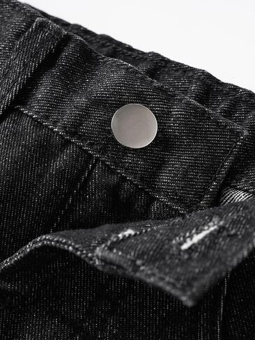 MyFav Boys' Ripped Denim Jeans Taper Fit Kids Fashion Loose Casual Trousers Long Pants in Saudi Arabia