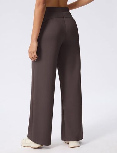Wide Leg Pants for Women High Waist Relaxed Dress Pants with Pockets 30" in Saudi Arabia