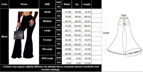 Bell Bottom Jeans for Women High Waisted Stretch Ripped Skinny Hole Classic Raw Hem Denim Flare Pants in Saudi Arabia