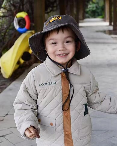 Safari Kids Sun Hat Bucket Boys Excavator Beach UPF 50+ Fishing Hat Toddler Girls Boonie Cap for 2-8T in Kuwait