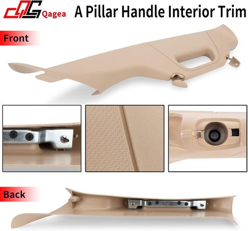 Qagea A-Pillar Grab Handle Interior Trim Driver Left Side Replacement for 2011-2016 Ford F250 F350 F450 F550 Super Duty Replace BC3Z-2503599-AB BC3Z2503599AB in Saudi Arabia
