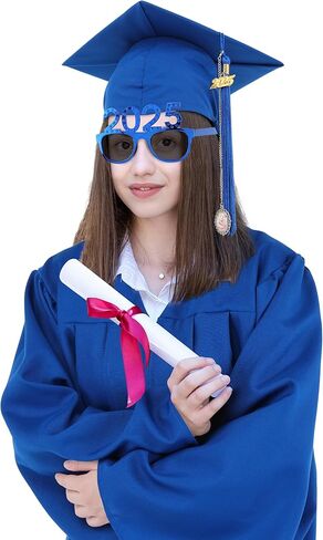 سرق Somsoc Matte Graduation Cap و Down Tassel Set 2025 للمدرسة الثانوية والكلية مع سحر صور الشرف in Saudi Arabia