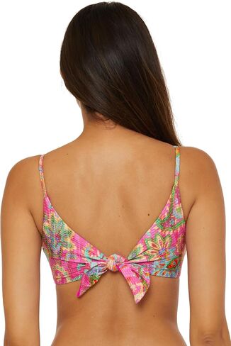 BECCA Women's Polynesia Bralette Bikini Top, Adjustable, Tie Back, Swimwear Separates in Saudi Arabia