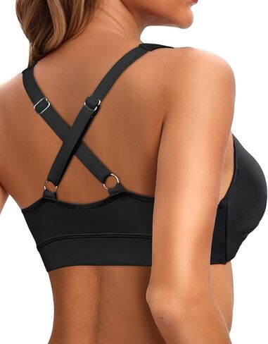 Women Underwire Bikini Top Only - Push Up Swimsuit Top Large Bust Bathing Suit Tops 2025 Supportive Swim Tops in Kuwait