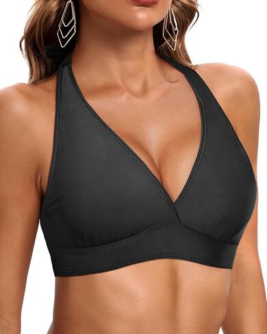 Women Underwire Bikini Top Only - Push Up Swimsuit Top Large Bust Bathing Suit Tops 2025 Supportive Swim Tops in Kuwait