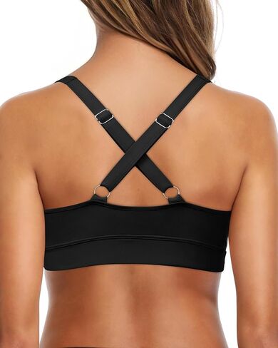 Women Underwire Bikini Top Only - Push Up Swimsuit Top Large Bust Bathing Suit Tops 2025 Supportive Swim Tops in Kuwait