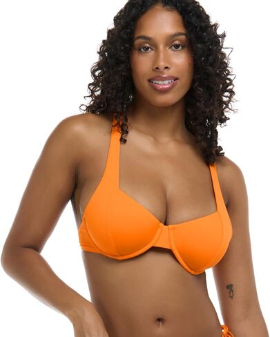 EIDON Women's Maya Soft Underwire Bikini Top with 2-Way Tie Back in D, Dd, E & F Cups in Saudi Arabia