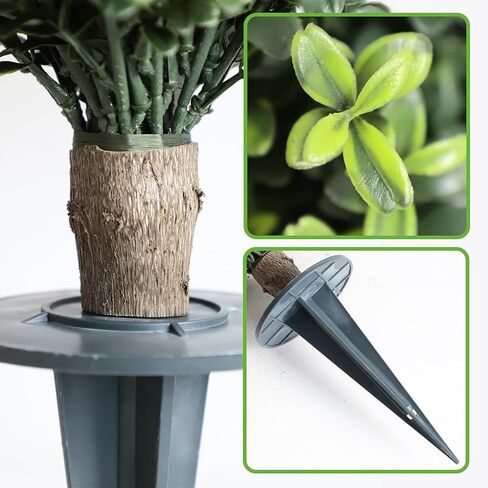 Momoplant Topiary Ball Ball Tree 27 بوصة للهواء الطلق/داخلي [2 حزمة] in Kuwait