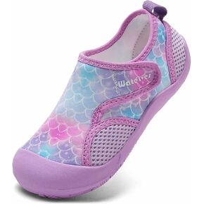 WateLves Wide Toddler Water Shoes Kids Quick Dry Barefoot Shoes Girls Boys Aqua Athletic Sneakers for Beach Hiking Swim Kayak Sport Accessories, Camping Essentials
