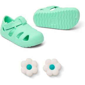 Ten Little Splash Sandals for Baby, Toddler & Kids, Adjustable, Closed Toe Water Sandals for Boys and Girls - Lightweight, Quick Drying Kids Water Shoes, and Flexible EVA with Traction - Aqua Mint
