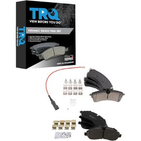 TRQ Brake Pads Ceramic Compatible with 2020 Ford Transit-150 Transit-250 Transit-350 Transit-350 HD
