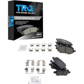 TRQ Brake Pads Ceramic Compatible with 2017-2021 Honda Clarity