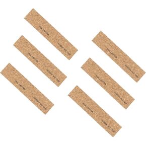 شرائط مخفض حجم Cork Hat Care مع حزمة لاصقة 4 بوصة من 6