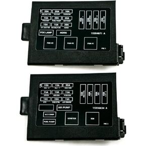 Engine Fuse Box Panel Covers & Decals fit for Camaro Firebird LS1 1998-2002, HT12176310-2